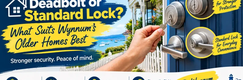 Deadbolt or Standard Lock? What Suits Wynnum’s Older Homes Best