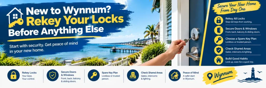 New to Wynnum? Rekey Your Locks Before Anything Else