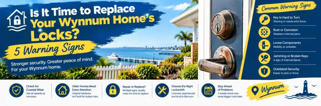 Is It Time to Replace Your Wynnum Home’s Locks? 5 Warning Signs